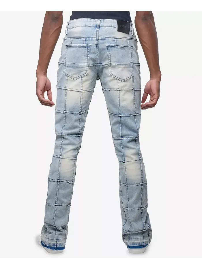 Мужские джинсы Box Panel Fashion Stacked Raw X — изображение 2 из 5, светлый синий