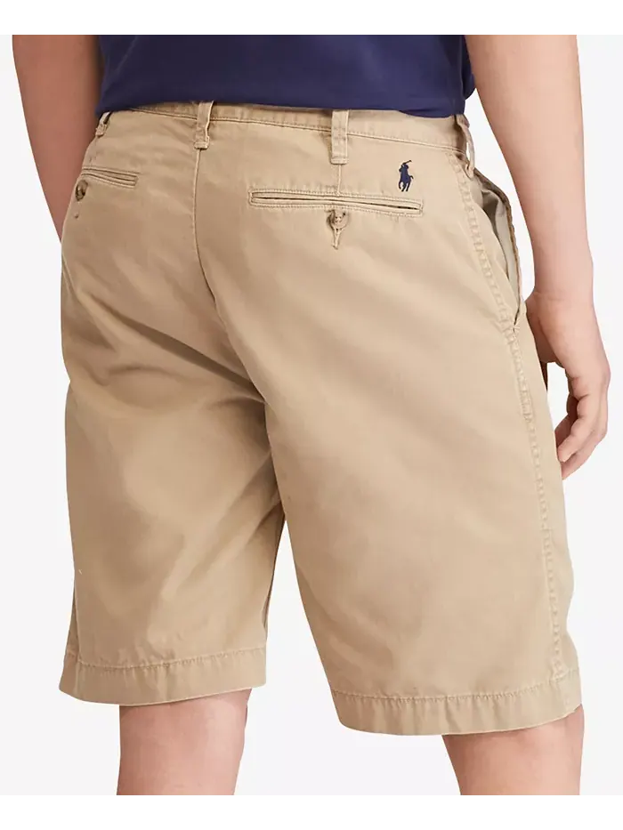 Мужские шорты Relaxed Fit Twill длиной 10 дюймов Polo Ralph Lauren — изображение 2 из 5, бежевый