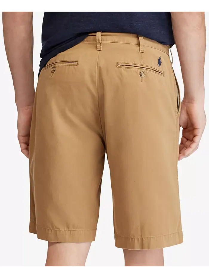 Мужские шорты Relaxed Fit Twill длиной 10 дюймов Polo Ralph Lauren — изображение 2 из 7, коричневый/бежевый