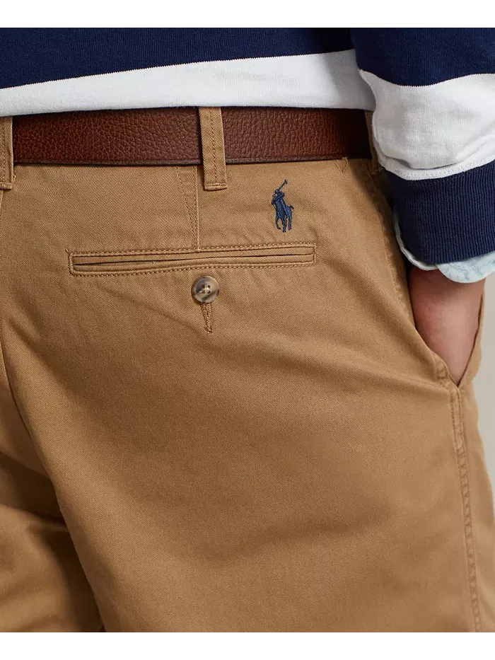Мужские шорты Relaxed Fit Twill длиной 10 дюймов Polo Ralph Lauren — изображение 5 из 7, коричневый/бежевый
