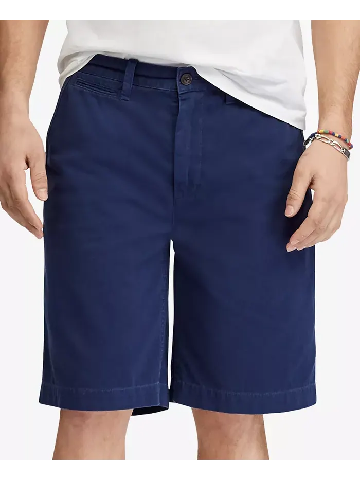 Мужские шорты Relaxed Fit Twill длиной 10 дюймов Polo Ralph Lauren — изображение 1 из 7, темно-синий