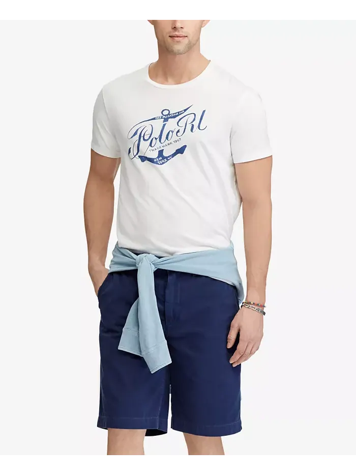 Мужские шорты Relaxed Fit Twill длиной 10 дюймов Polo Ralph Lauren — изображение 3 из 7, темно-синий