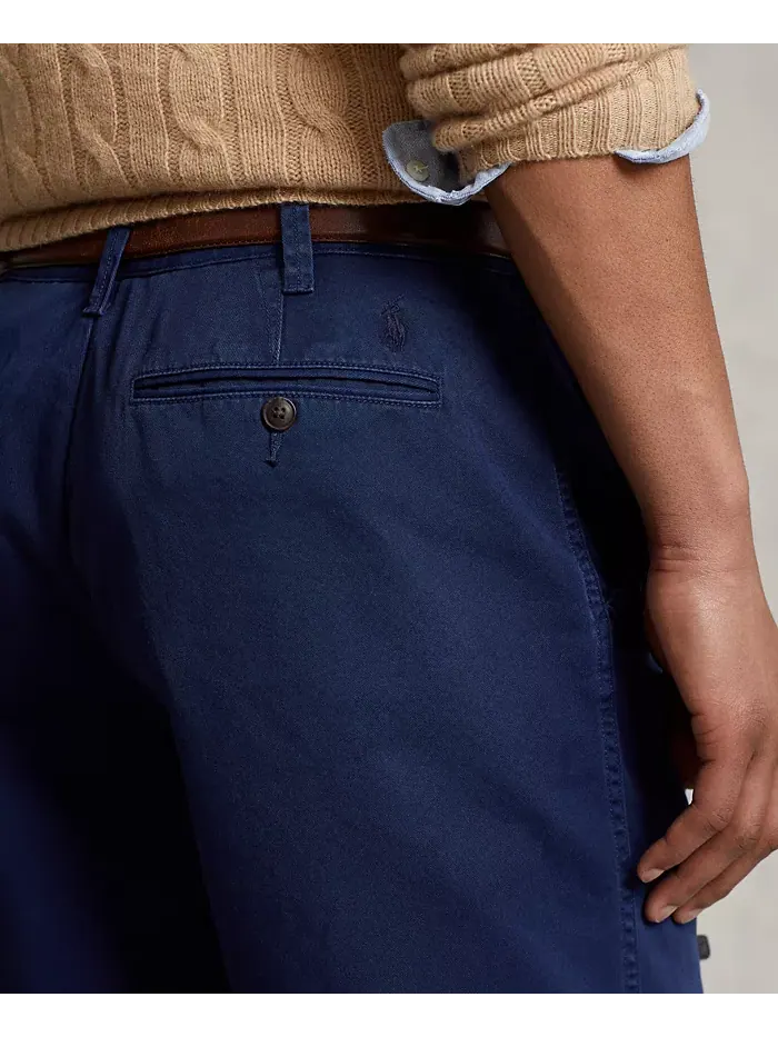 Мужские шорты Relaxed Fit Twill длиной 10 дюймов Polo Ralph Lauren — изображение 5 из 7, темно-синий