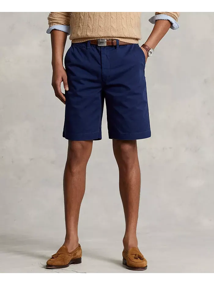 Мужские шорты Relaxed Fit Twill длиной 10 дюймов Polo Ralph Lauren — изображение 6 из 7, темно-синий