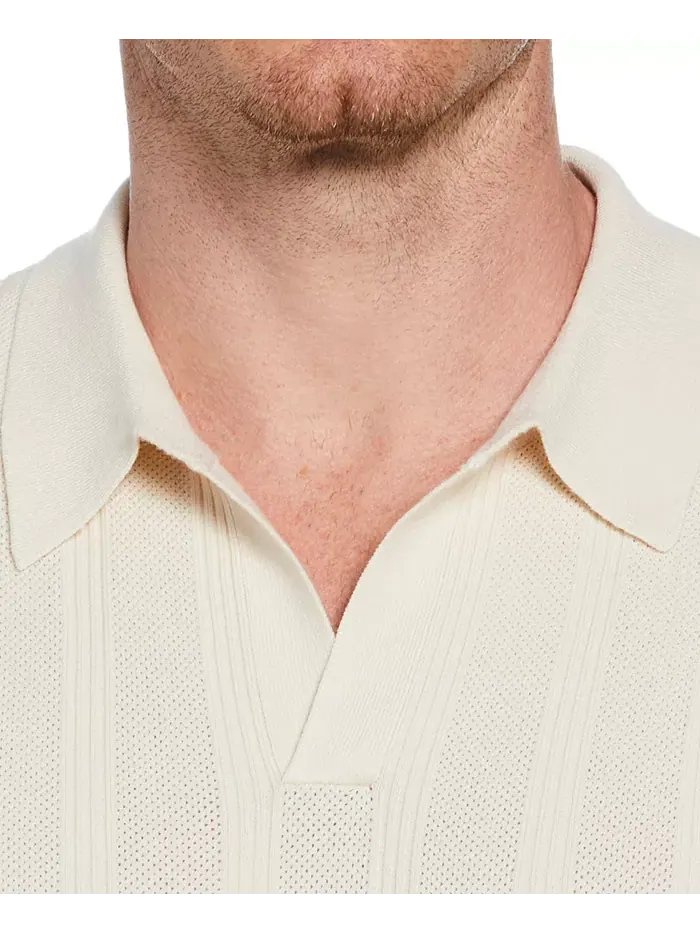 Мужская поло Johnny Collar в полоску Perry Ellis — изображение 3 из 3, березовый
