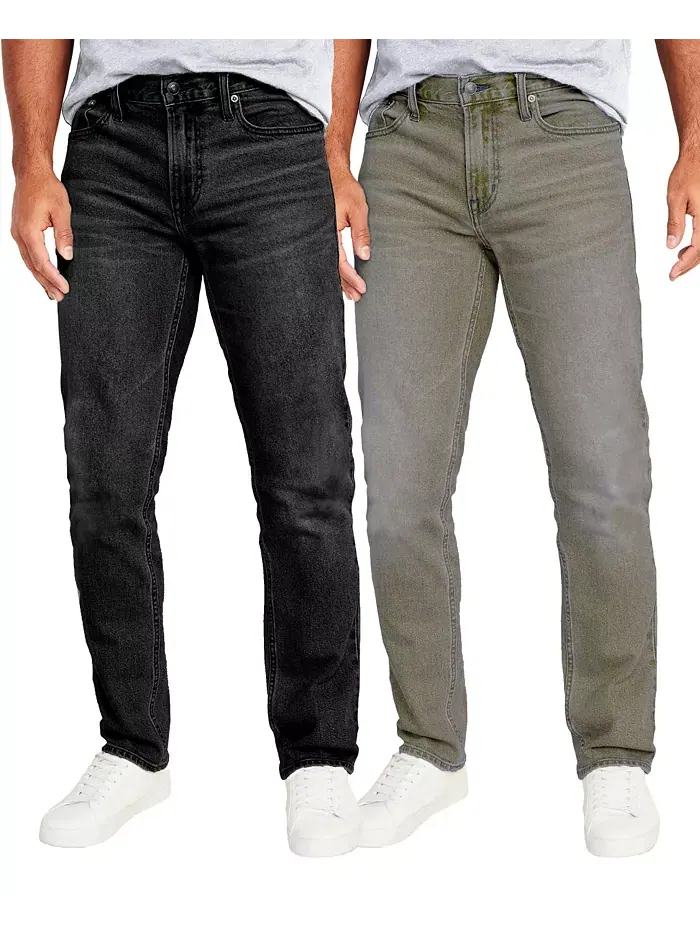 Мужские джинсы Flex Stretch Slim Straight, 2 шт Blu Rock