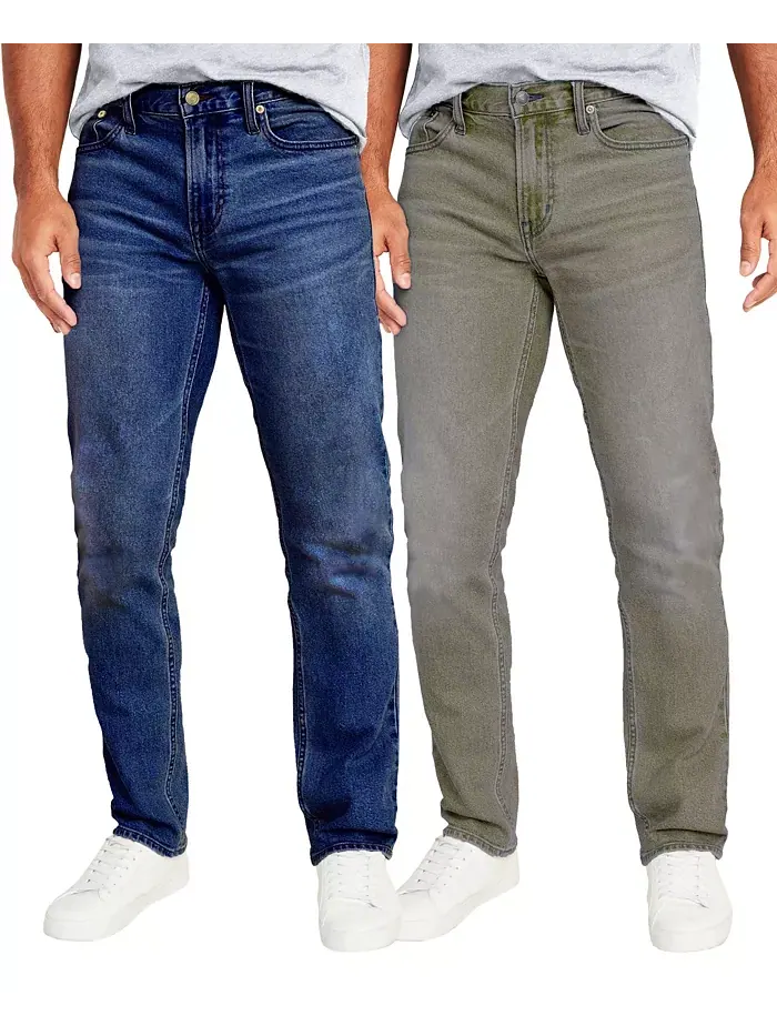 Мужские джинсы Flex Stretch Slim Straight, набор из 2 штук Blu Rock