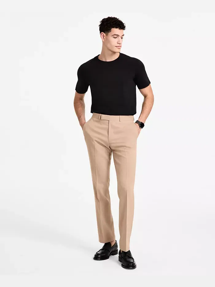 Мужской костюм Slim-Fit Kenneth Cole Reaction — изображение 5 из 9, бежевый