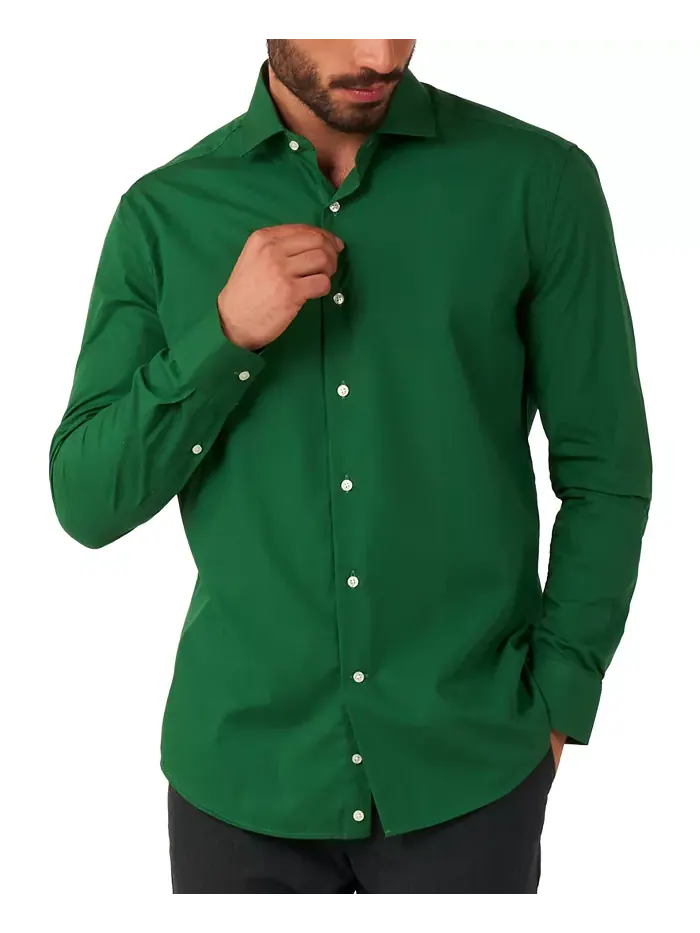 Мужская рубашка - длинный рукав Magic Mint Dress Shirt - пастельный мятно-зеленый - формальная — изображение 1 из 3