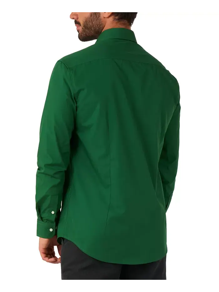 Мужская рубашка - длинный рукав Magic Mint Dress Shirt - пастельный мятно-зеленый - формальная — изображение 2 из 3