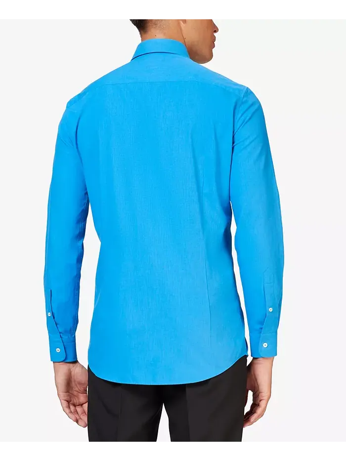 Мужская рубашка - длинный рукав Magic Mint Dress Shirt - пастельный мятно-зеленый - формальная — изображение 2 из 2