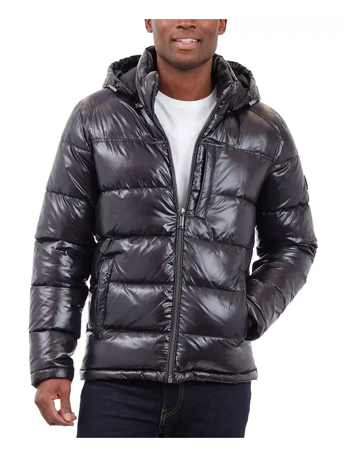 Мужская куртка Shine Puffer Michael Kors — изображение 1 из 5, черный