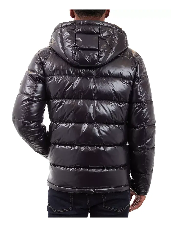 Мужская куртка Shine Puffer Michael Kors — изображение 2 из 5, черный