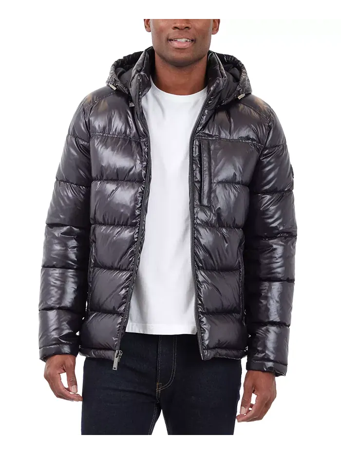 Мужская куртка Shine Puffer Michael Kors — изображение 3 из 5, черный