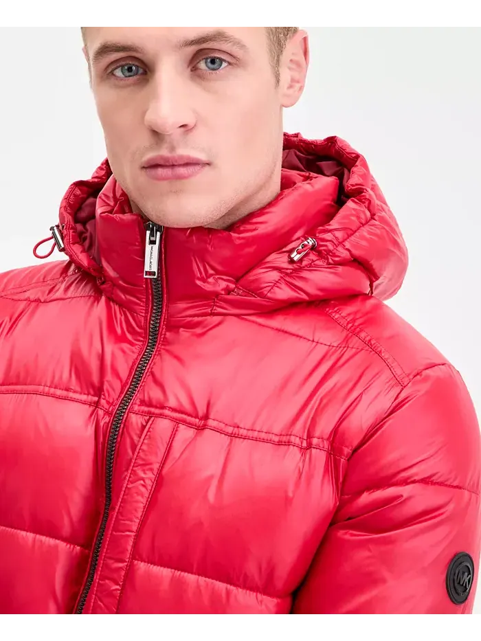 Мужская пуховая куртка Michael Kors — изображение 3 из 8, красный
