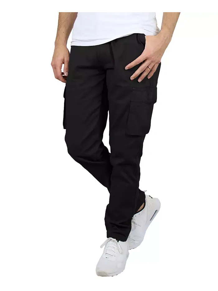 Мужские эластичные карго-брюки Flex Stretch Blu Rock — изображение 1 из 5, черный