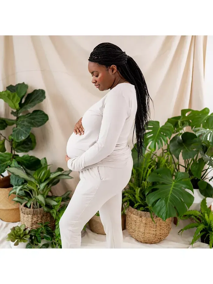 Женский пижамный комплект Jogger Kyte BABY — изображение 2 из 3, овсяный
