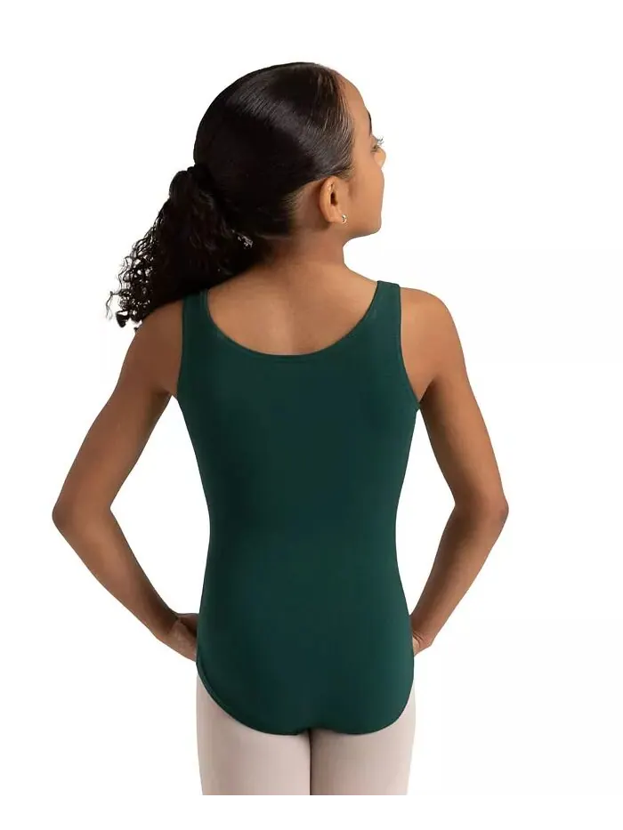 Купальник-майка с высоким воротом для девочек Capezio — изображение 9 из 10, охотничий
