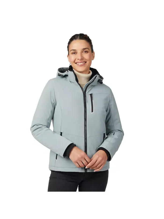 Женская куртка FreeCycle Thermo Super Softshell II Free Country — изображение 1 из 3, зеленый
