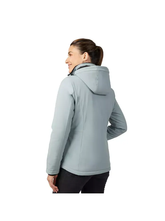 Женская куртка FreeCycle Thermo Super Softshell II Free Country — изображение 3 из 3, зеленый