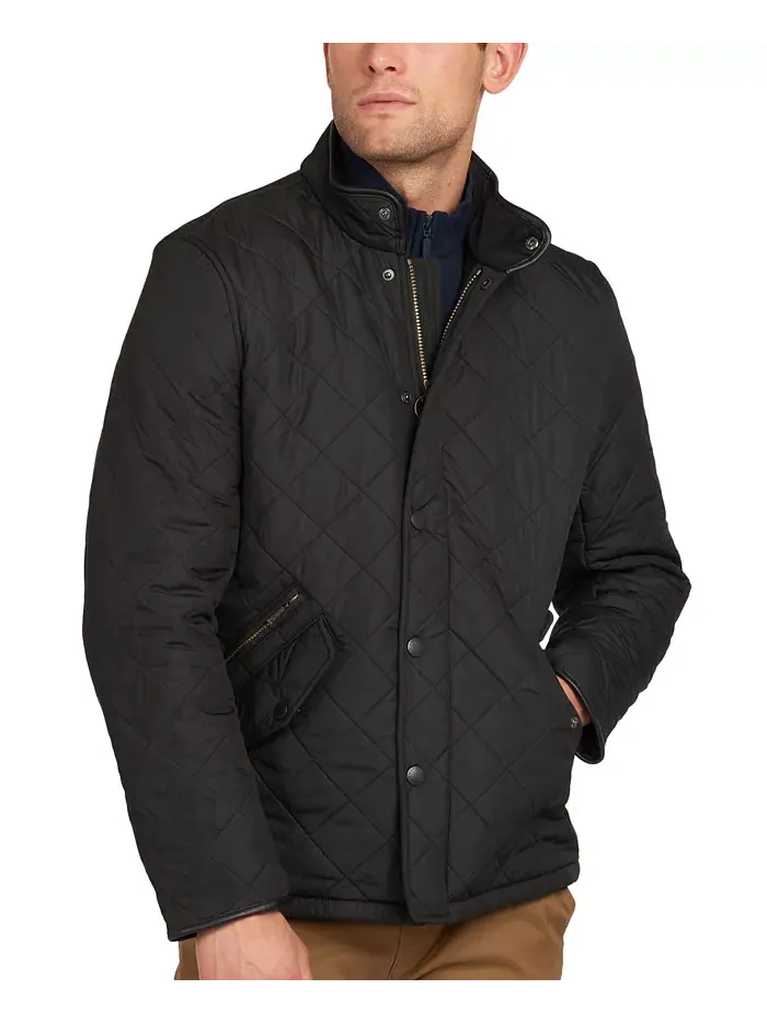 Куртка Powell Quilted Barbour — изображение 1 из 7, черный