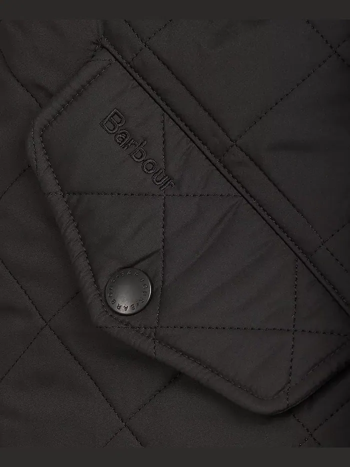 Куртка Powell Quilted Barbour — изображение 5 из 7, черный