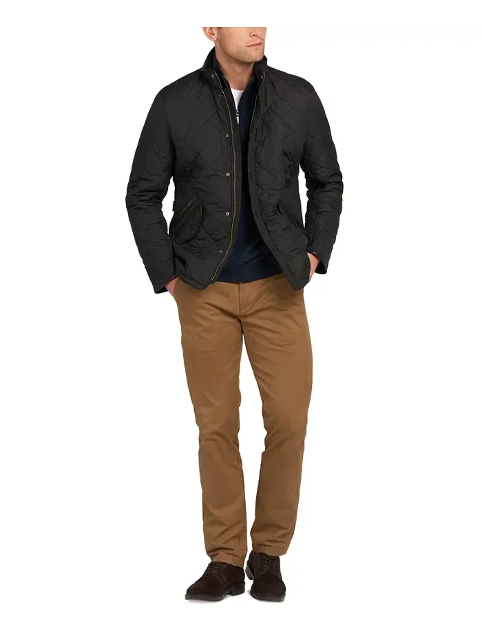 Куртка Powell Quilted Barbour — изображение 7 из 7, черный