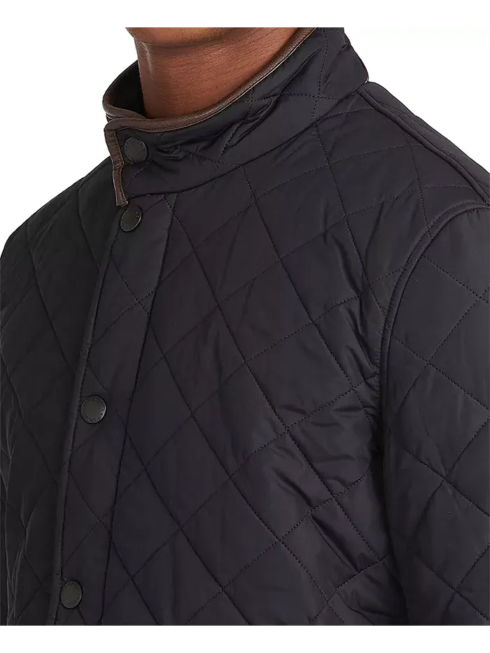 Куртка Powell Quilted Barbour — изображение 4 из 7, синий
