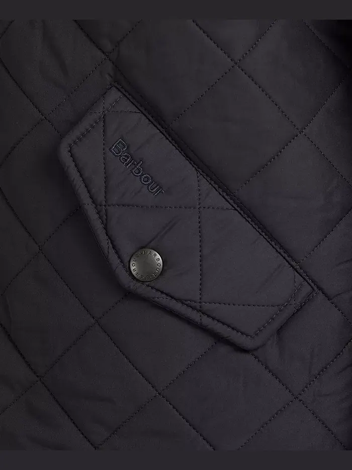 Куртка Powell Quilted Barbour — изображение 5 из 7, синий