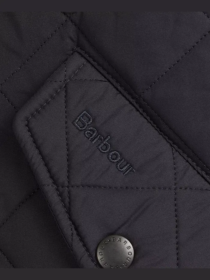 Куртка Powell Quilted Barbour — изображение 6 из 7, синий