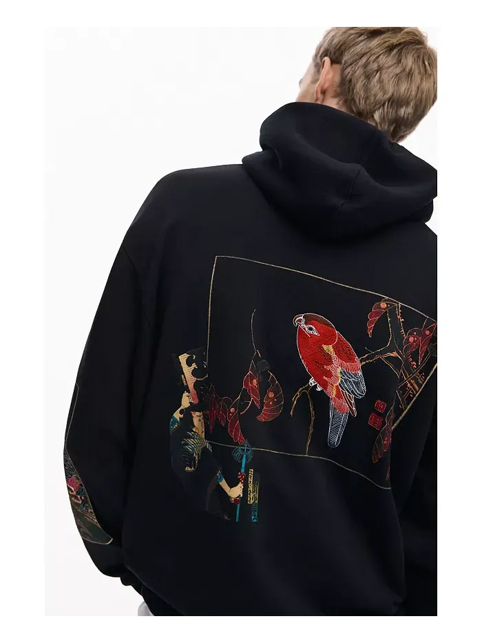 Мужская худи Landscape Desigual — изображение 2 из 6, черный