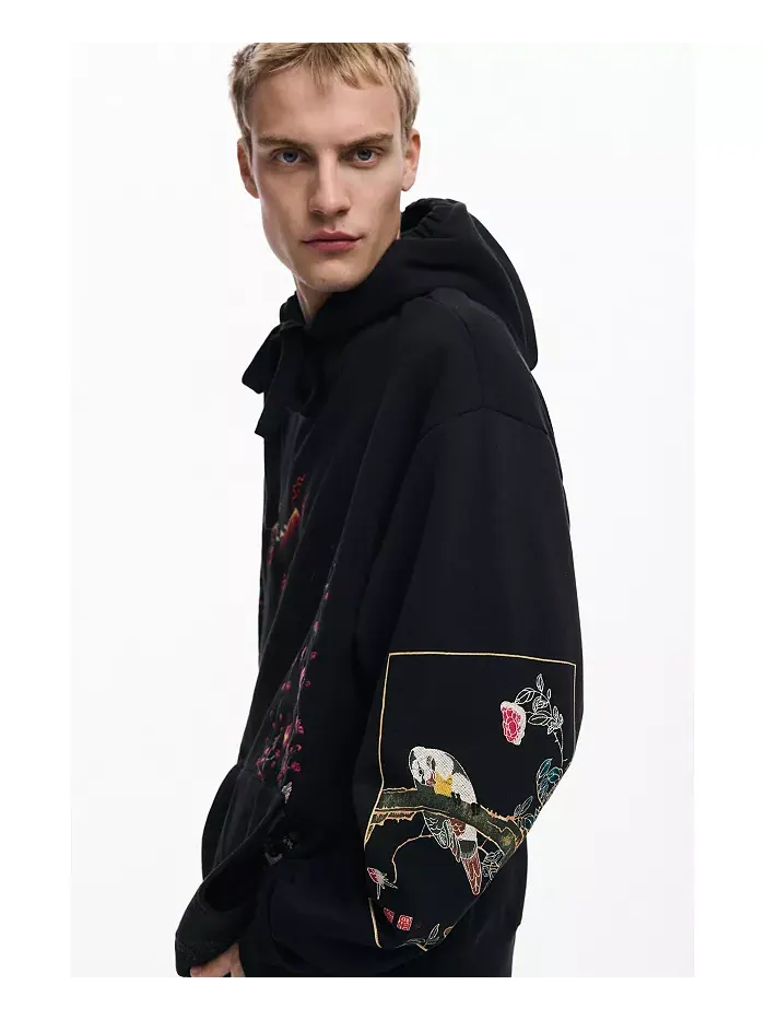 Мужская худи Landscape Desigual — изображение 5 из 6, черный