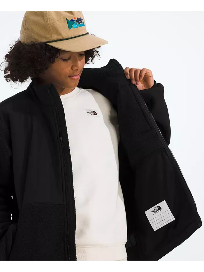 Куртка Big Boys Denali из теплого флиса The North Face — изображение 3 из 6, черный