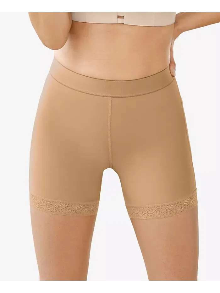 Женские шорты-утягивающие с эффектом подтяжки ягодиц Mid-Rise Sculpting Butt Lifter Shaper Leonisa — изображение 2 из 3