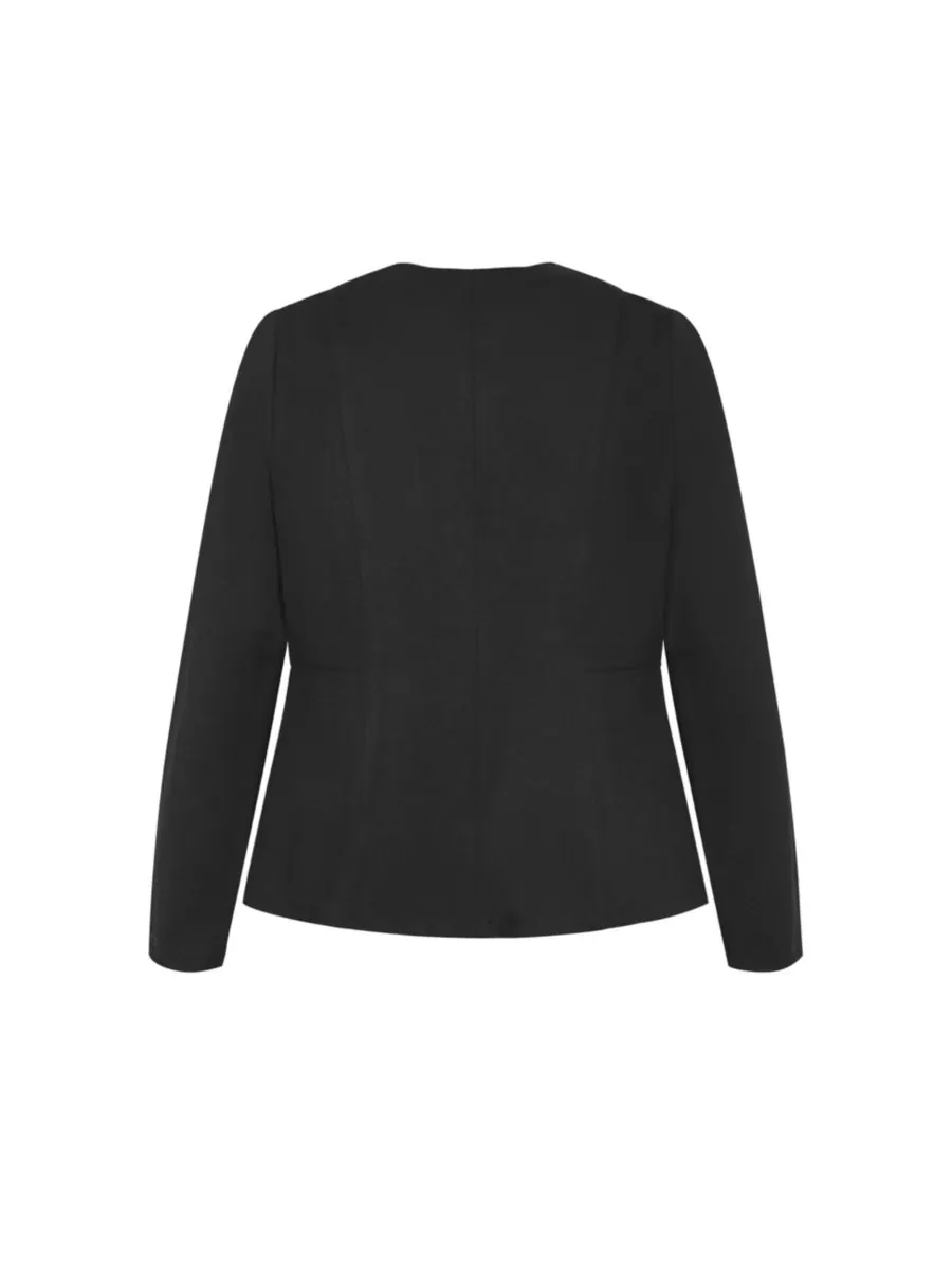 Куртка Пейтон Понте больших размеров CITY CHIC — изображение 5 из 5, черный