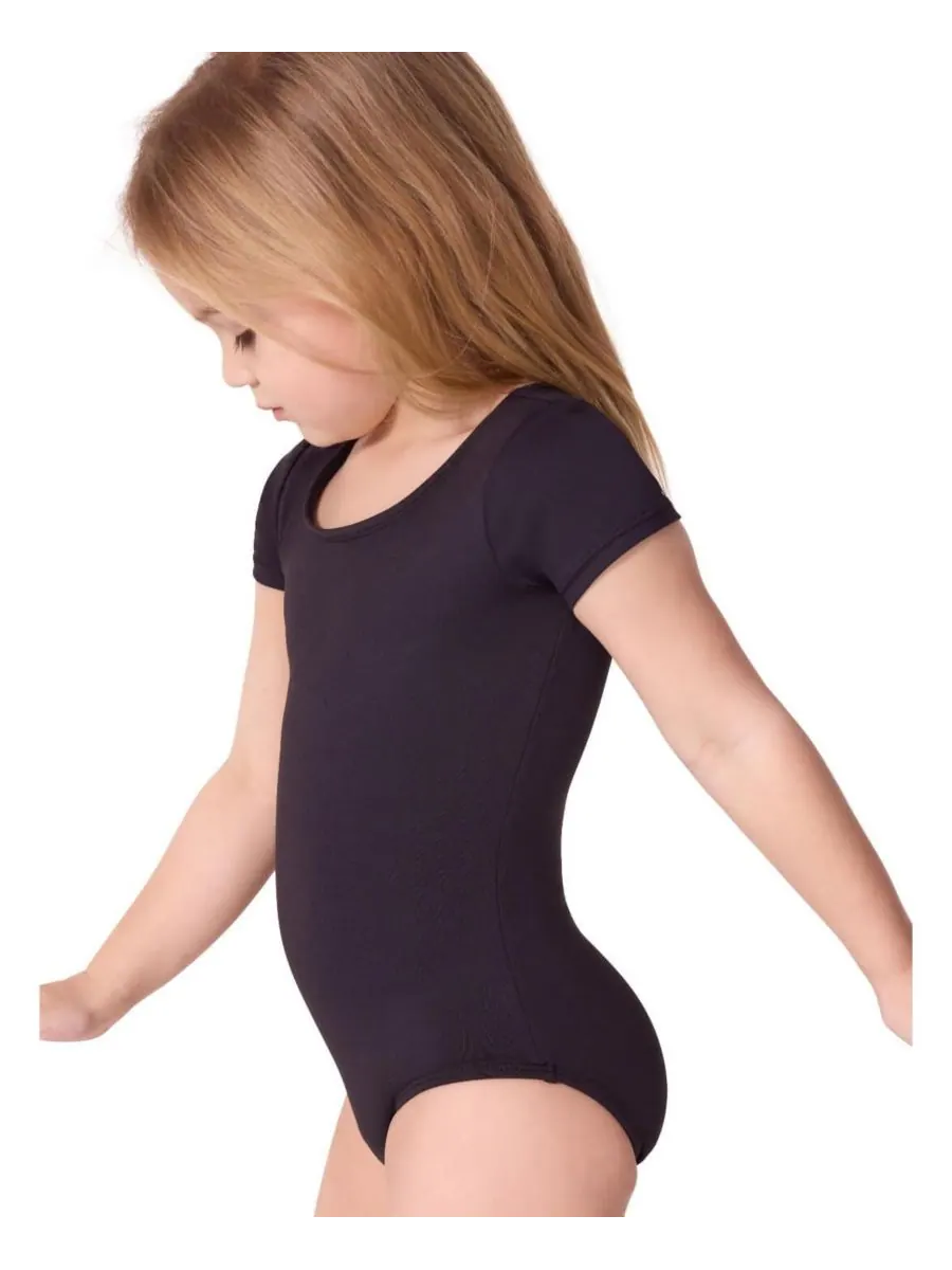 Купальник с коротким рукавом "Будущая звезда" Capezio — изображение 2 из 4, черный