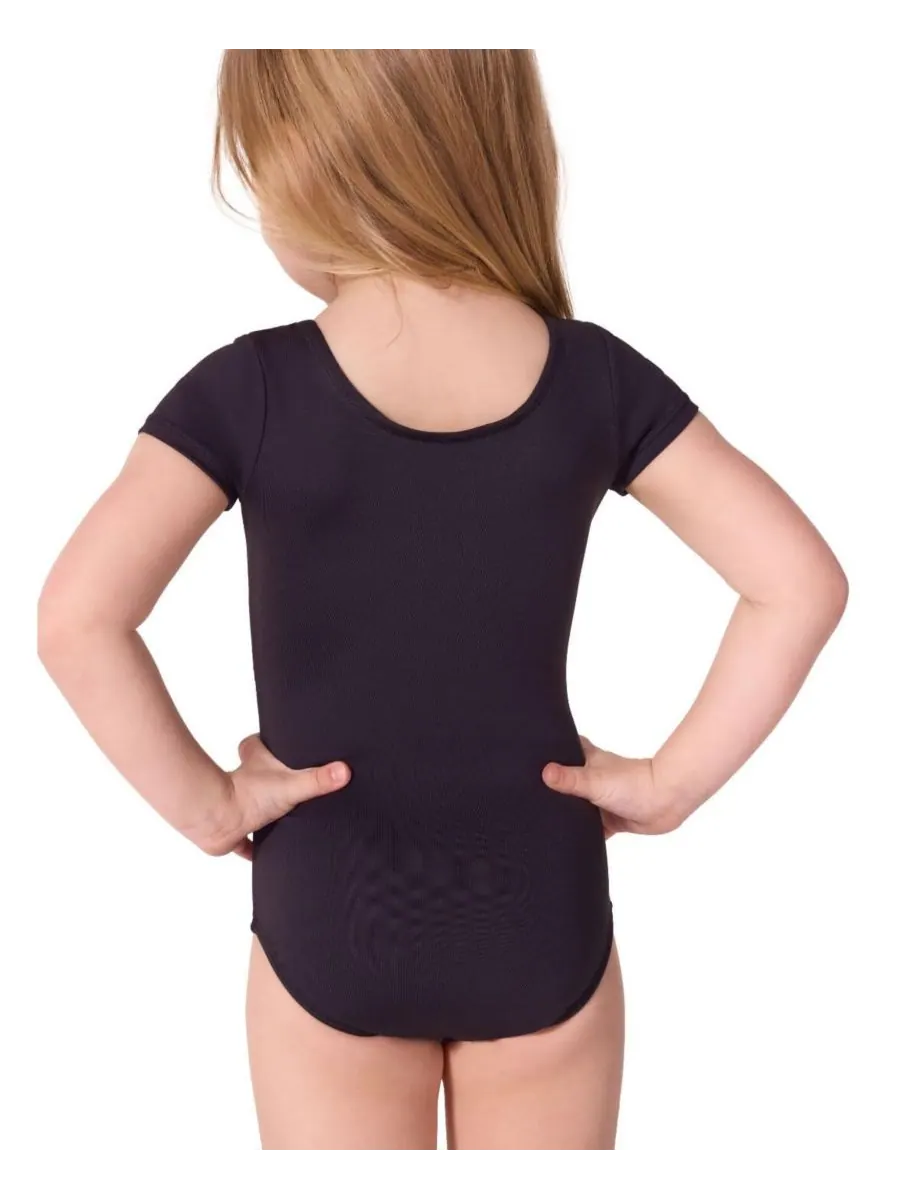 Купальник с коротким рукавом "Будущая звезда" Capezio — изображение 3 из 4, черный