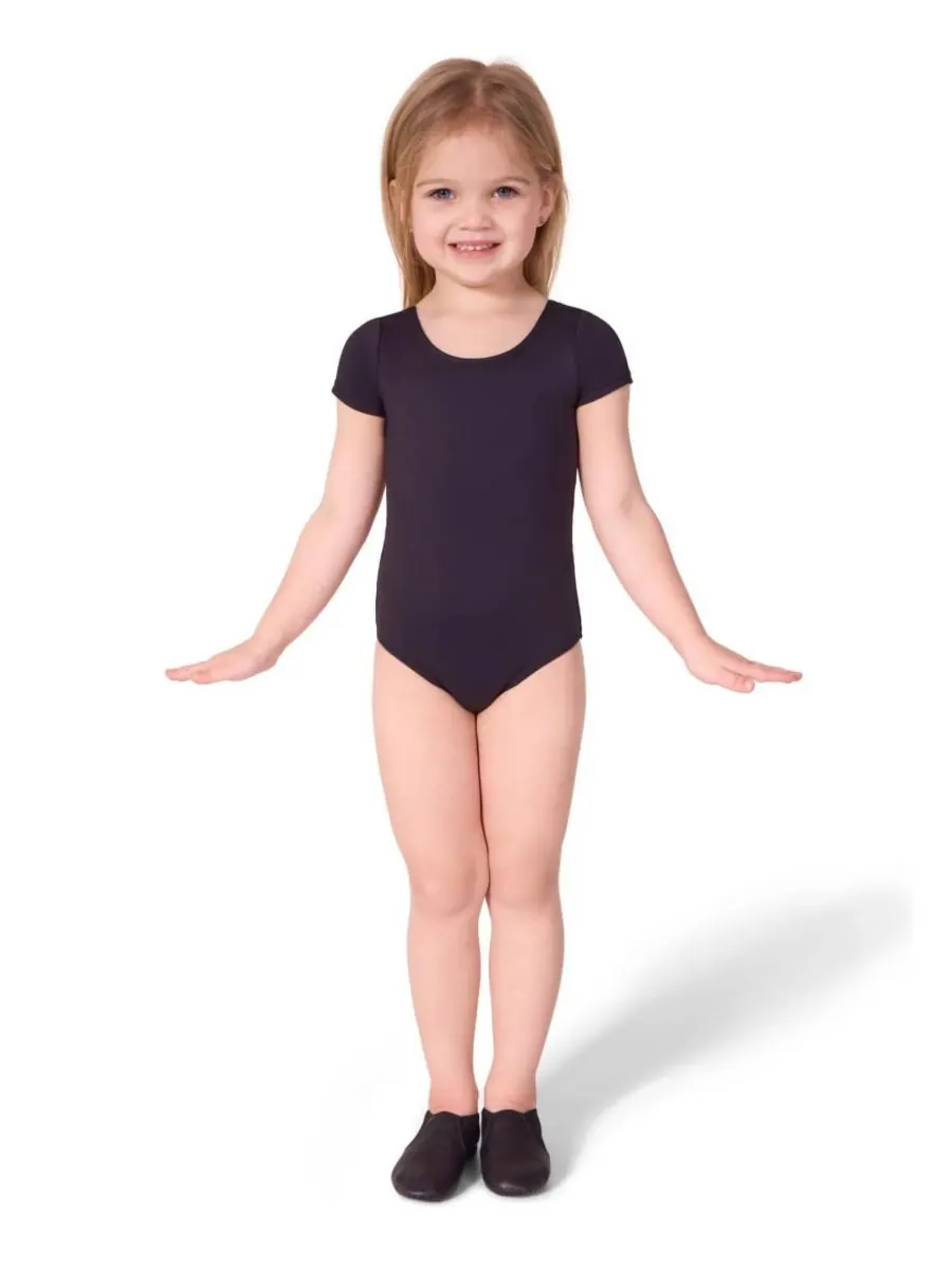 Купальник с коротким рукавом "Будущая звезда" Capezio — изображение 4 из 4, черный
