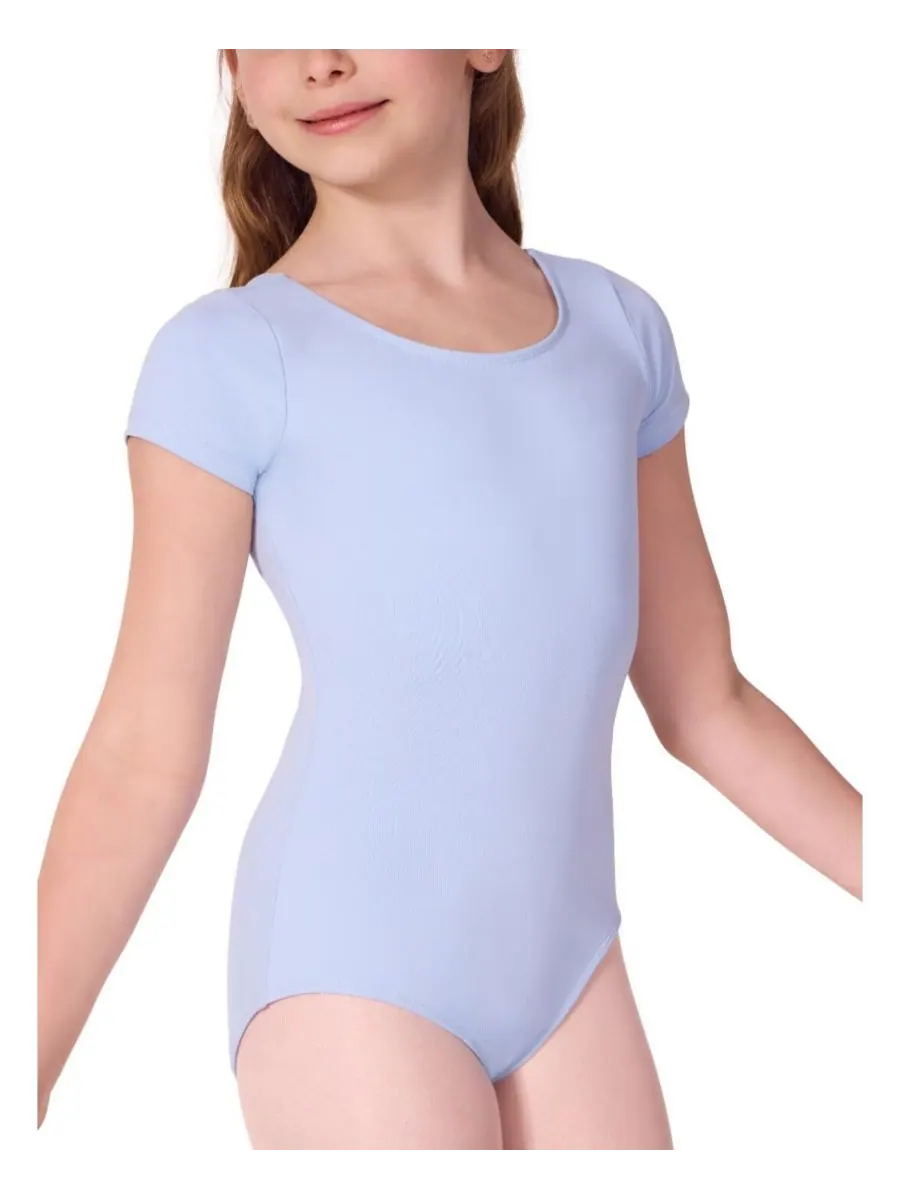 Купальник с коротким рукавом "Будущая звезда" Capezio — изображение 4 из 4, светлый синий
