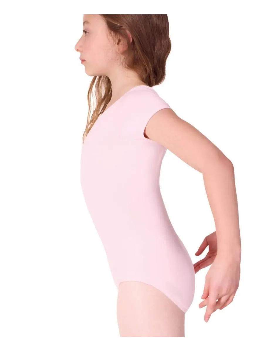 Купальник с коротким рукавом "Будущая звезда" Capezio — изображение 2 из 4, розовый