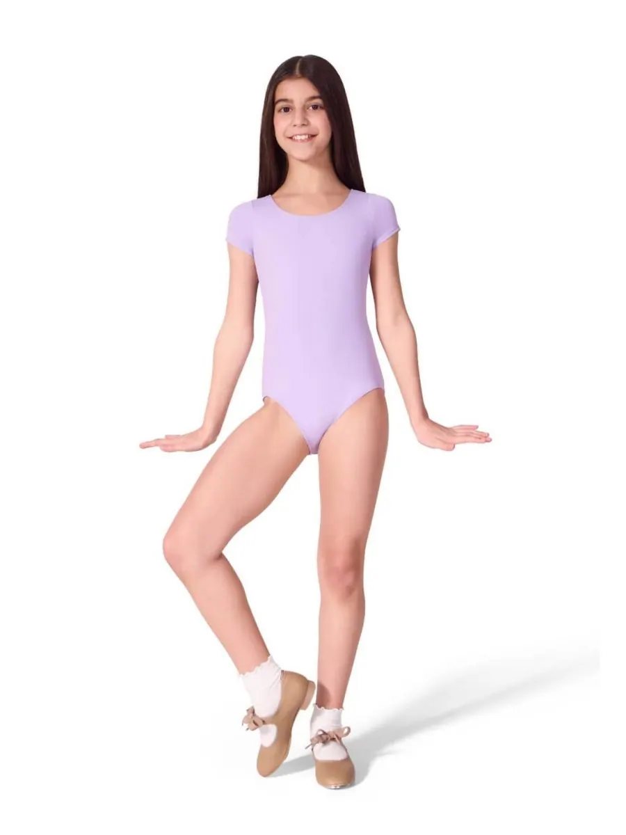 Купальник с коротким рукавом "Будущая звезда" Capezio — изображение 4 из 4, фиолетовый