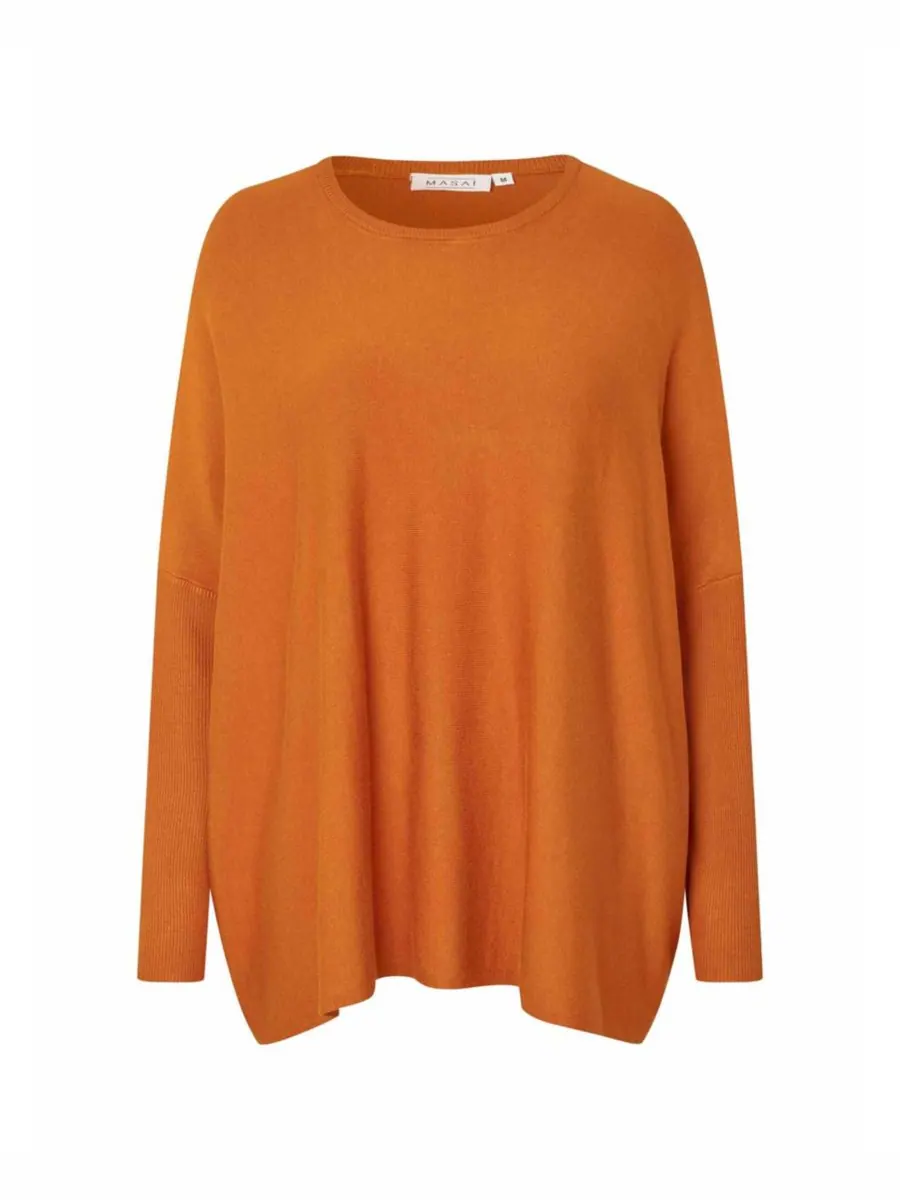 Женский вязаный свитер с длинными рукавами и круглым вырезом Masai Copenhagen, Autumnal — изображение 3 из 8