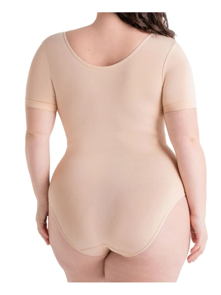 Женский боди с коротким рукавом 95006 Shapermint Essentials — изображение 2 из 3, чай