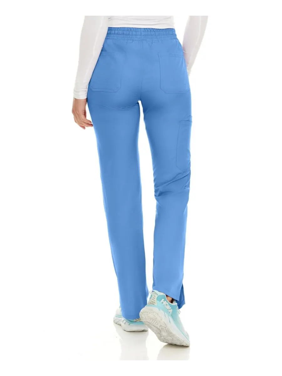 Брюки-карго прямого кроя Petite Terri Stretch с шестью карманами, цвет Ceil, размер X Large — изображение 2 из 6