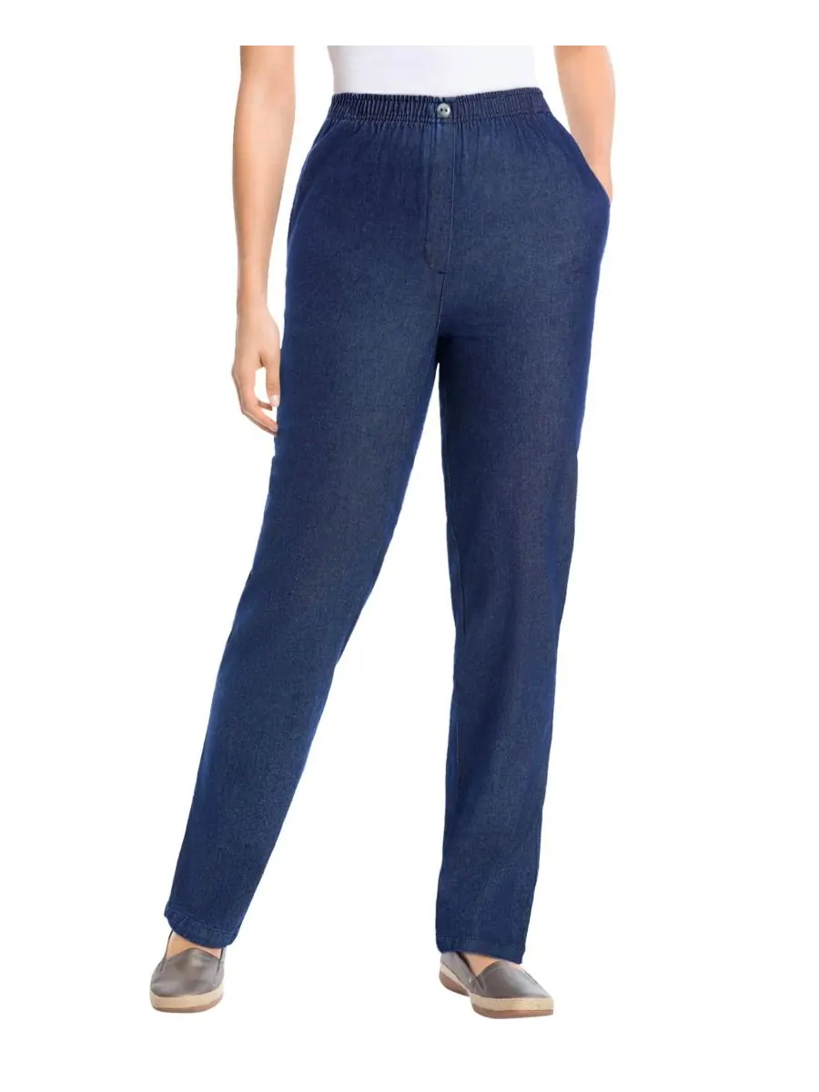 Женские джинсы Within Tall Straight-Leg из хлопка, прямого кроя, надеваются через голову