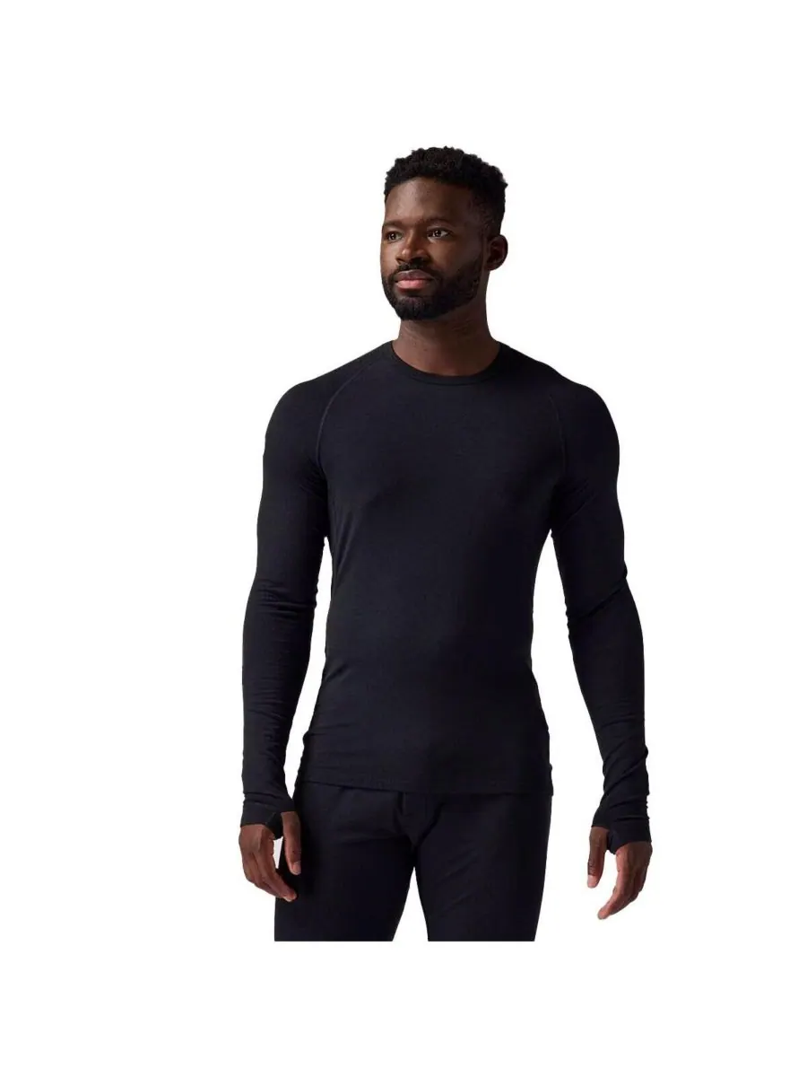 Мужская легкая термофутболка Cedars RWS Merino Lt-Wt Baselayer Crew Top Backcountry — изображение 1 из 5, черный