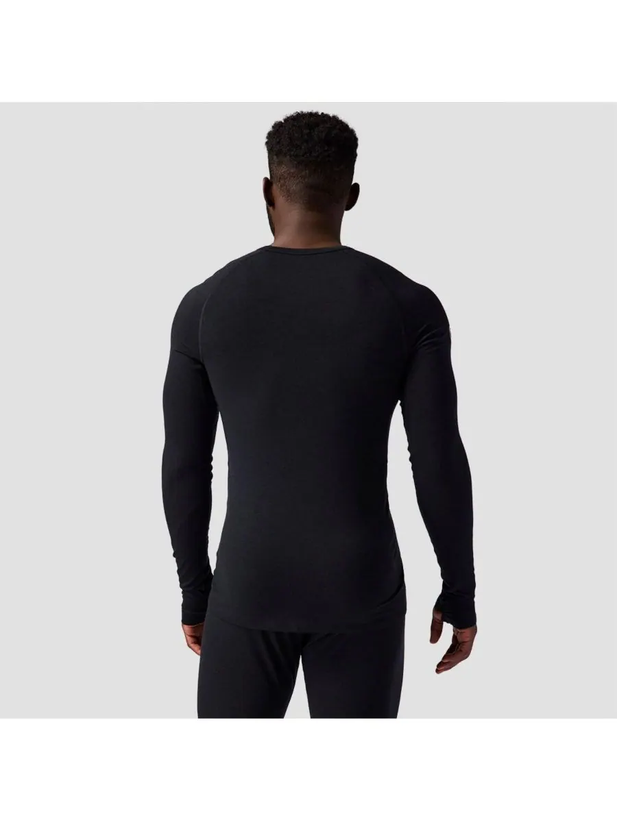 Мужская легкая термофутболка Cedars RWS Merino Lt-Wt Baselayer Crew Top Backcountry — изображение 2 из 5, черный