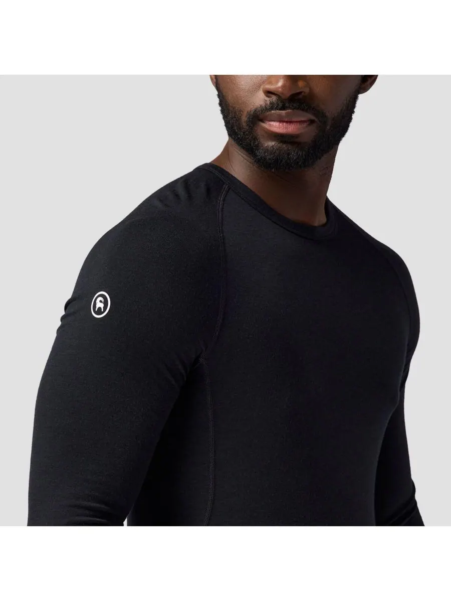 Мужская легкая термофутболка Cedars RWS Merino Lt-Wt Baselayer Crew Top Backcountry — изображение 4 из 5, черный