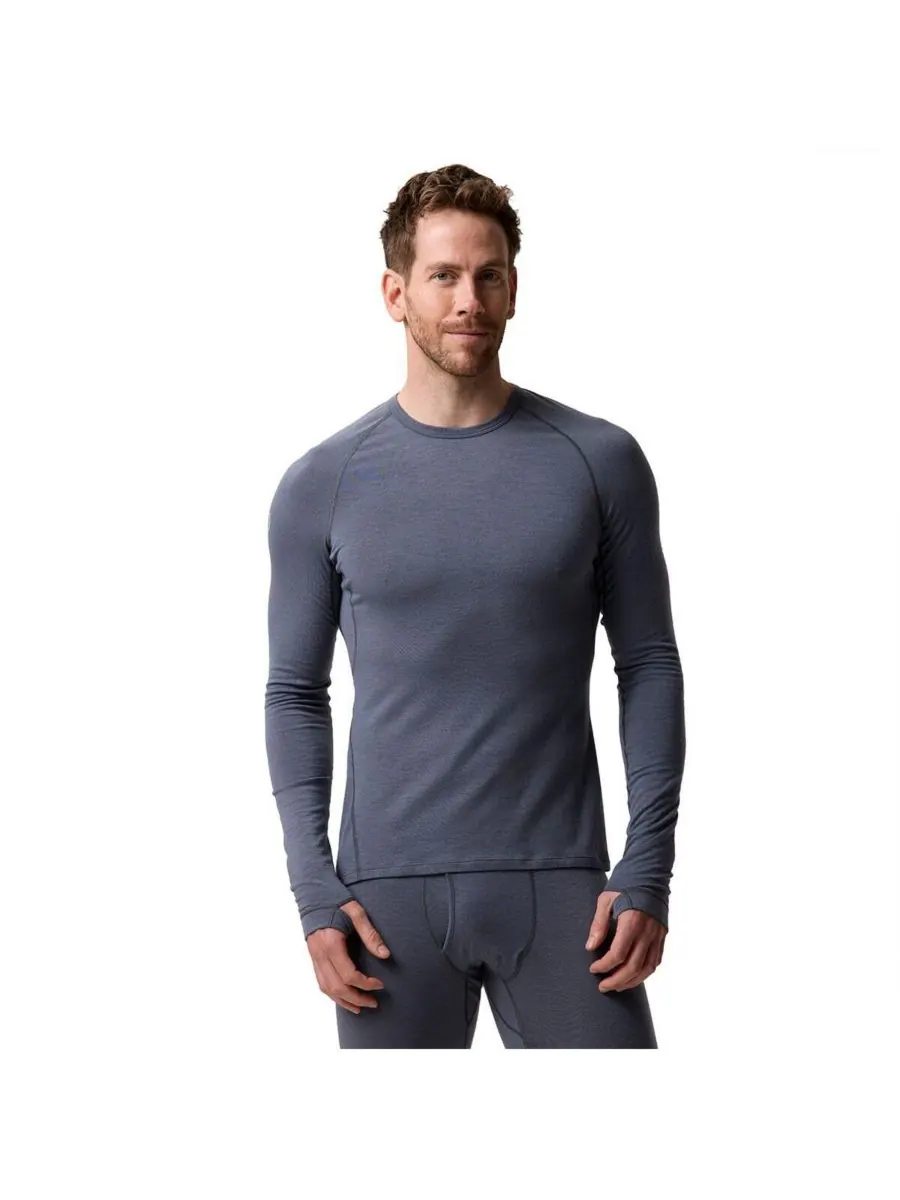 Мужская легкая термофутболка Cedars RWS Merino Lt-Wt Baselayer Crew Top Backcountry — серый