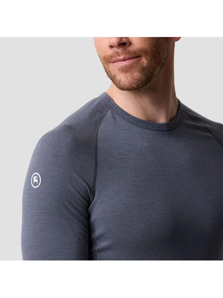 Мужская легкая термофутболка Cedars RWS Merino Lt-Wt Baselayer Crew Top Backcountry — изображение 4 из 5, серый